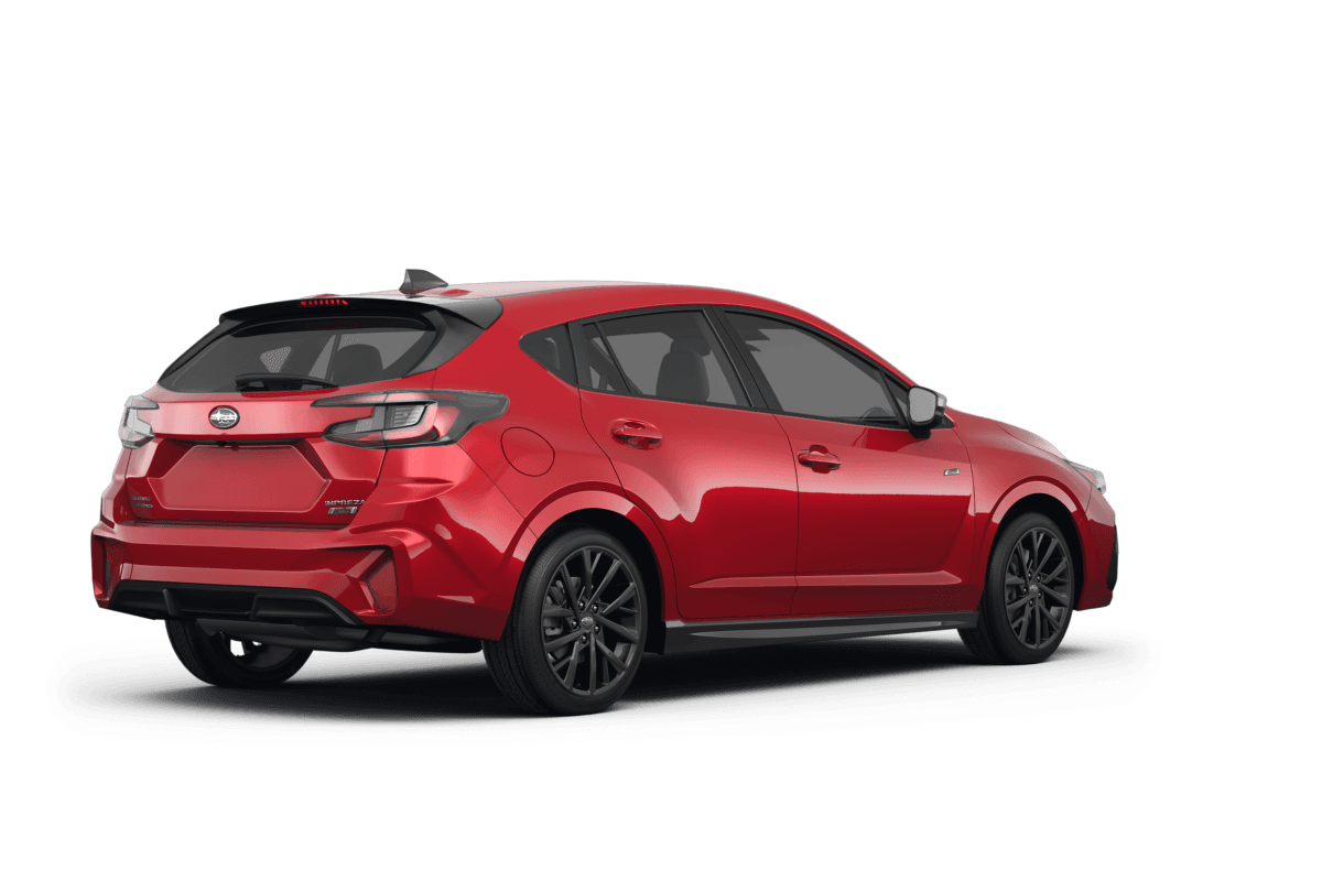 Subaru Impreza  - Back view Subaru Impreza  - Back view