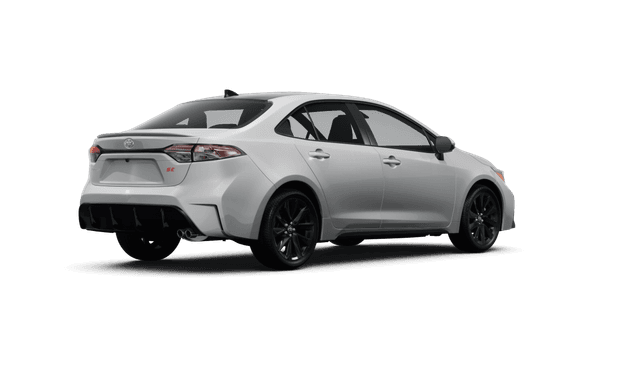 Toyota Corolla  - Back view Toyota Corolla  - Back view